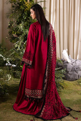 3 Piece Embroidered Lawn Suit with Embroidered Chiffon Dupatta PM-62019