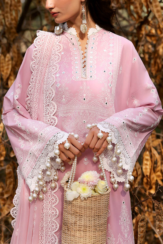 3 Piece Sequins Embroidered Lawn Suit with Chiffon Dupatta PM-62020