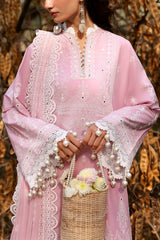 3 Piece Sequins Embroidered Lawn Suit with Chiffon Dupatta PM-62020