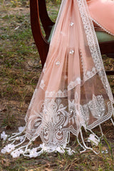 3 Piece Sequins Embroidered Lawn Suit with Chiffon Dupatta PM-62022