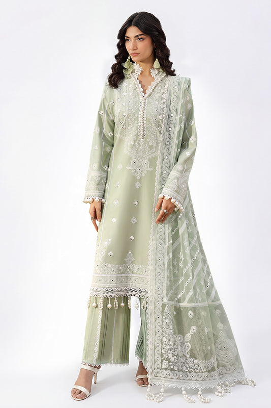 3 Piece Sequins Embroidered Lawn Suit with Chiffon Dupatta PM-62023