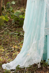 3 Piece Sequins Embroidered Lawn Suit with Chiffon Dupatta PM-62024