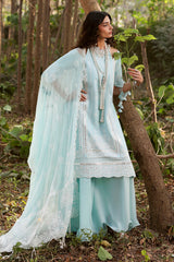 3 Piece Sequins Embroidered Lawn Suit with Chiffon Dupatta PM-62024