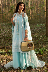 3 Piece Sequins Embroidered Lawn Suit with Chiffon Dupatta PM-62024