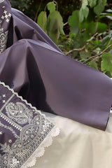 3 Piece Sequins Embroidered Lawn Suit with Chiffon Dupatta PM-62025