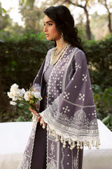 3 Piece Sequins Embroidered Lawn Suit with Chiffon Dupatta PM-62025