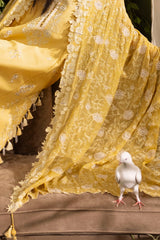 3 Piece Embroidered Lawn Suit with Embroidered Chiffon Dupatta PM-62028