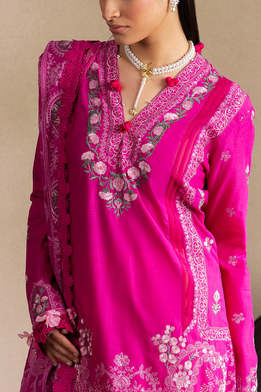 3 Piece Embroidered Lawn Suit with Embroidered Chiffon Dupatta PM-62029