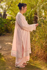 3 Piece Embroidered Lawn Suit with Embroidered Chiffon Dupatta PM-62046