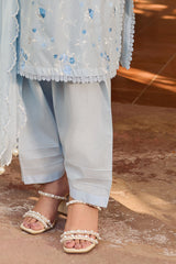 3 Piece Embroidered Lawn Suit with Embroidered Chiffon Dupatta PM-62047