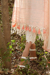 3 Piece Embroidered Paper Cotton Suit with Embroidered Chiffon Dupatta LE-62002