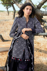 3 Piece Embroidered Swiss Voile Suit with Embroidered Chiffon Dupatta LSV-62003