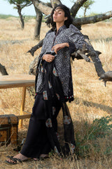 3 Piece Embroidered Swiss Voile Suit with Embroidered Chiffon Dupatta LSV-62003