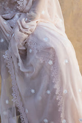 3 Piece Embroidered Swiss Voile Suit with Embroidered Chiffon Dupatta LSV-62009