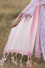 3 Piece Embroidered Swiss Voile Suit with Embroidered Chiffon Dupatta LSV-62010