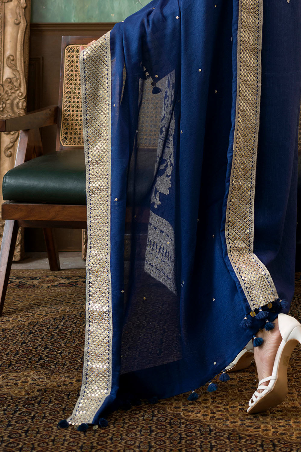 3 Piece Embroidered Suit