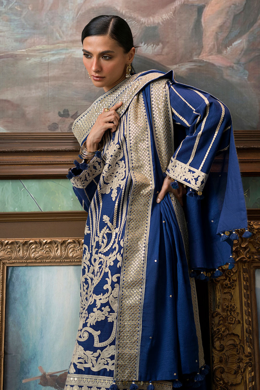 3 Piece Embroidered Suit