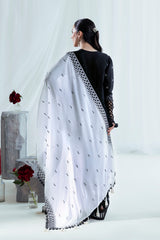 3 Piece Embroidered Lawn Suit with Borders and Denting Dupatta FE-52067