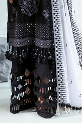 3 Piece Embroidered Lawn Suit with Borders and Denting Dupatta FE-52067