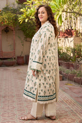3 Piece Printed Lawn Suit with Embroidered Denting Dupatta DN-62006