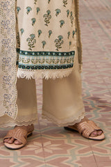 3 Piece Printed Lawn Suit with Embroidered Denting Dupatta DN-62006