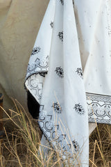 3 Piece Embroidered Lawn Suit with Embroidered Paper Cotton Dupatta PM-62051