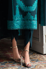 3 Piece Embroidered Karandi Suit with Dupatta AY-52007