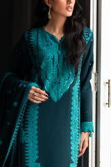 3 Piece Embroidered Karandi Suit with Dupatta AY-52007