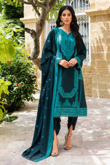 3 Piece Embroidered Karandi Suit with Dupatta AY-52007