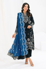 3 Piece Embroidered Karandi Suit with Dupatta AY-52008