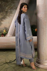 3 Piece Embroidered Khaddar Suit with Dupatta K-52012