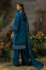 3 Piece Embroidered Khaddar Suit with Dupatta K-52020