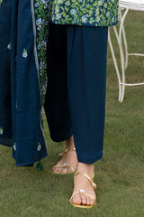 3 Piece Unstitched Printed Khaddar Shirt with Embroidered Khaddar Dupatta K-52004