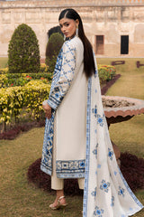 3 Piece Embroidered Lawn Suit with Embroidered Borders CL-52450