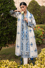 3 Piece Embroidered Lawn Suit with Embroidered Borders CL-52450