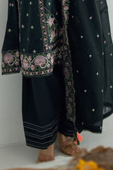 3 Piece Embroidered Lawn Suit with Embroidered Denting Dupatta DN-62004