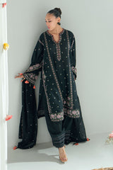 3 Piece Embroidered Lawn Suit with Embroidered Denting Dupatta DN-62004