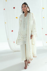 3 Piece Embroidered Lawn Suit with Embroidered Denting Dupatta DN-62036