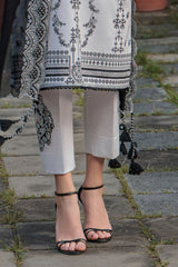 3 Piece Embroidered Lawn Suit with Embroidered Denting Dupatta DN-62040