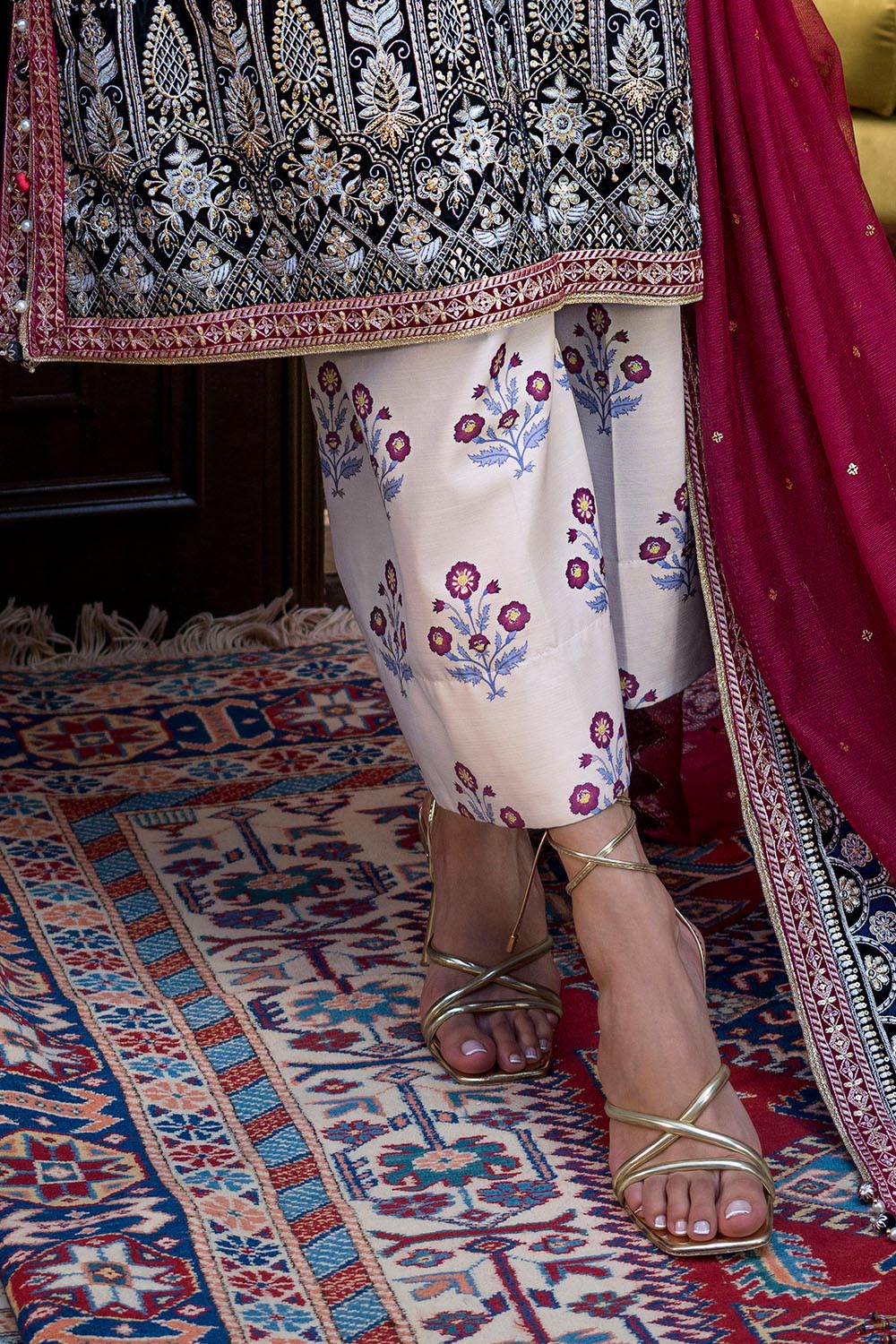 3 Piece Embroidered Suit