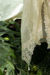 3 Piece Embroidered Lawn Suit and Embroidered Organza Dupatta