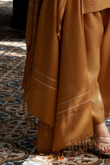 3 Piece Embroidered Khaddar Suit with Pashmina Shawl AP-52019