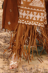 3 Piece Unstitched Embroidered Pashmina Suit with Embroidered Shawl AP-52004