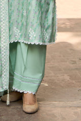 3 Piece Embroidered Printed Lawn Suit with Embroidered Denting Dupatta DN-62016