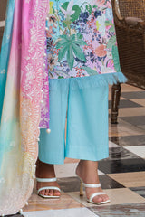 3 Piece Embroidered Printed Lawn Suit with Dupatta CL-52332