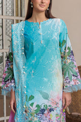 3 Piece Embroidered Printed Lawn Suit with Dupatta CL-52332