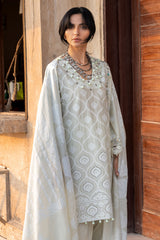 3 Piece Schiffli Embroidered Lawn Suit with Embroidered Lacquer Printed Dupatta DN-52033