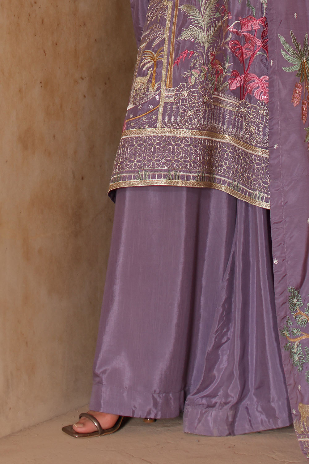 3 Piece Embroidered Raw Silk Suit with Dupatta SP-52055
