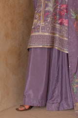 3 Piece Embroidered Raw Silk Suit with Dupatta SP-52055