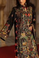 3 Piece Embroidered Raw Silk Suit with Dupatta SP-52057